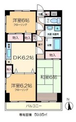 カインドコートの物件間取画像